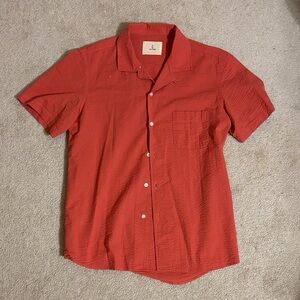 Men's La Paz Red Short Sleeve Shirt